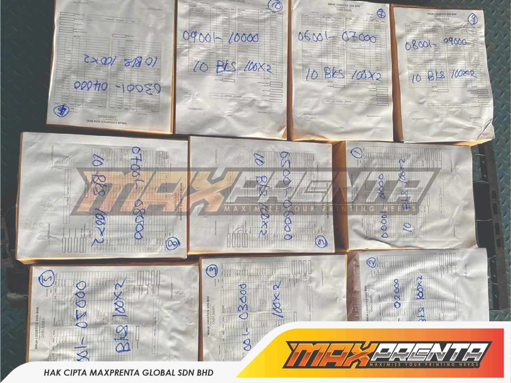 A5 RECEIPT BOOK 2PLY 1 COLOUR PRINT - Image 6